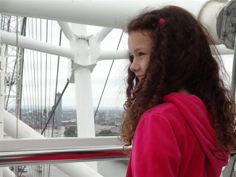 Anna on the London Eye