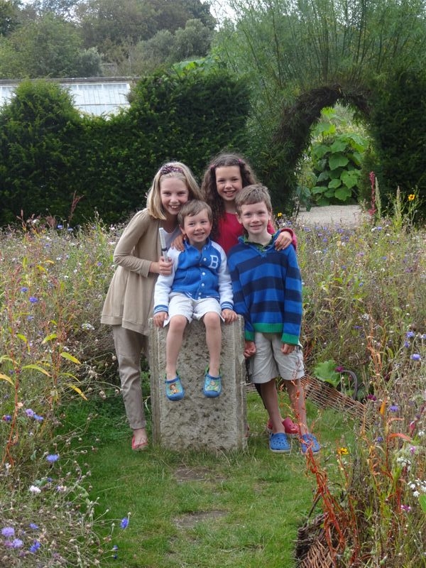 Ava, Alex, Anna and Nate at Arundel Castle