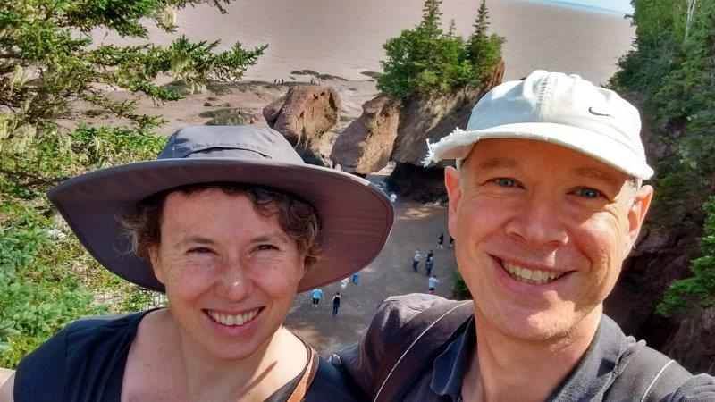 Sarah & Morrie, Bay of Fundy.